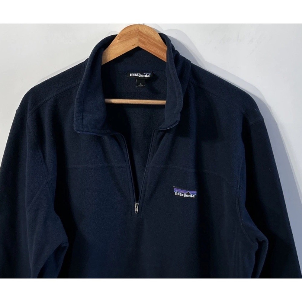 Patagonia Mens Micro D Quarter Zip Fleece Pullover 26176 Sz Large
